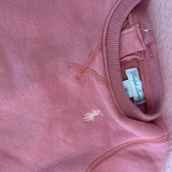 Ralph Lauren Pink/Mauve Baby Dress with Bloomers - Picture 4 of 6